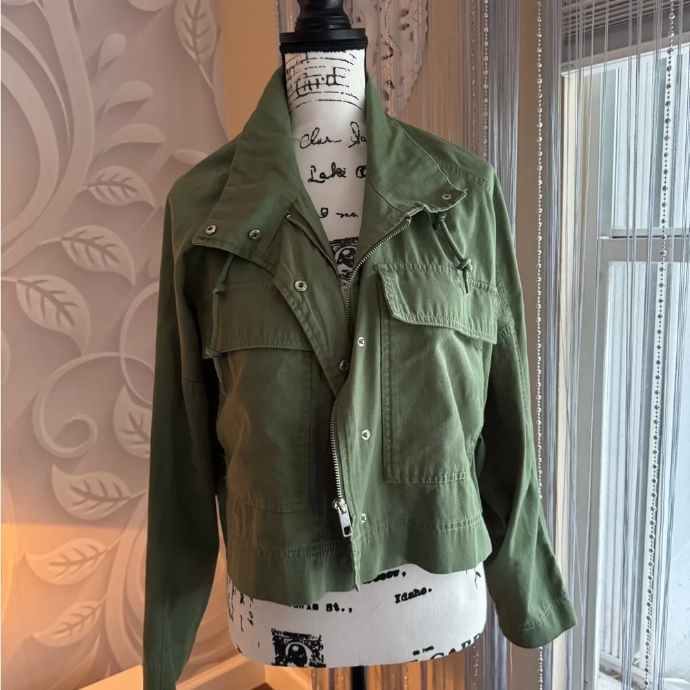 Vigoss Olive Utility Jacket - Picture 3 of 13